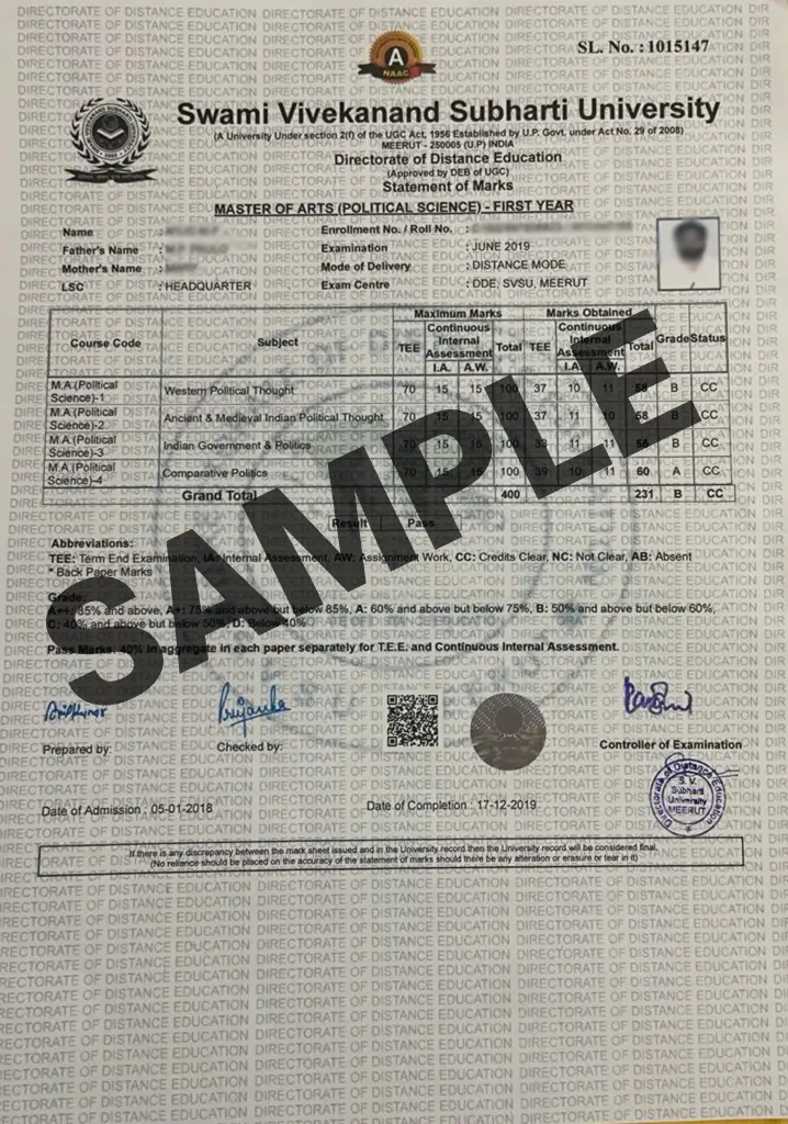Bachelor of Library and Information Science (BLIB)
